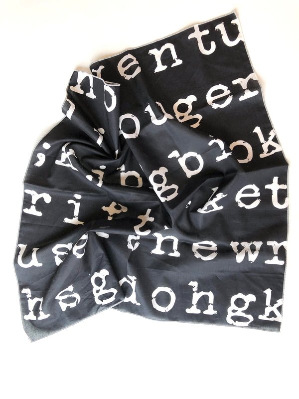 Bandana scarf - type!